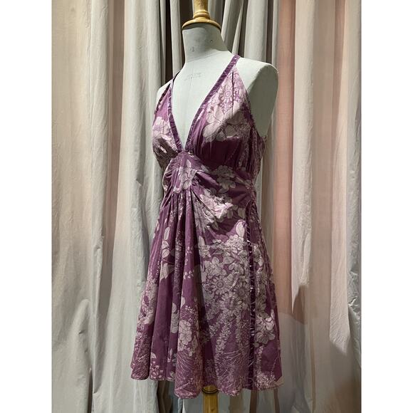 Vintage Y2K Deadstock w tags Soda Halter Dress M - Picture 2 of 8